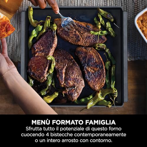 Ninja Woodfire Teglia in Ghisa per Forno da Esterno OO101EU, Vassoio Ideale per Cuocere ad Alte Temperature, Arrostire e Caramellare, Grigio, XSKOOCIRNPEU - 4