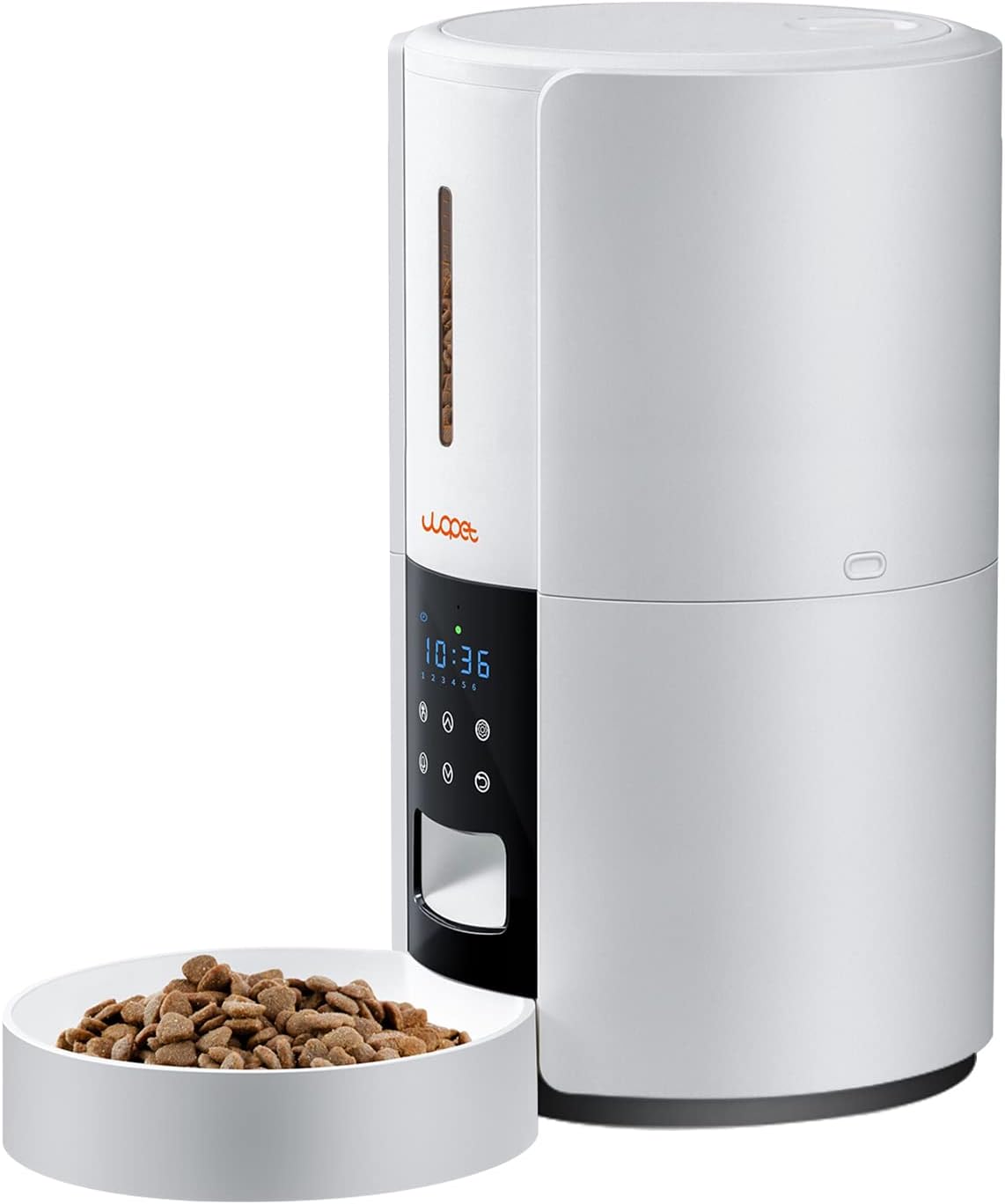 WOPET 5L Automatic Cat Feeder Pet Dry Food Dispenser, Timed Pet Feeder Programmable Control 6 Meals Per Day, Dual Power Supply & 10s…