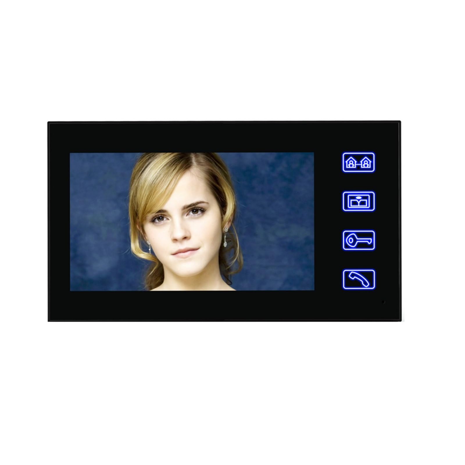 Klawisz Dotykowy 7 "Lcd Wideodomofon Z Czytnikiem Linii Papilarnych Instalacja W Mgnieniu Oka