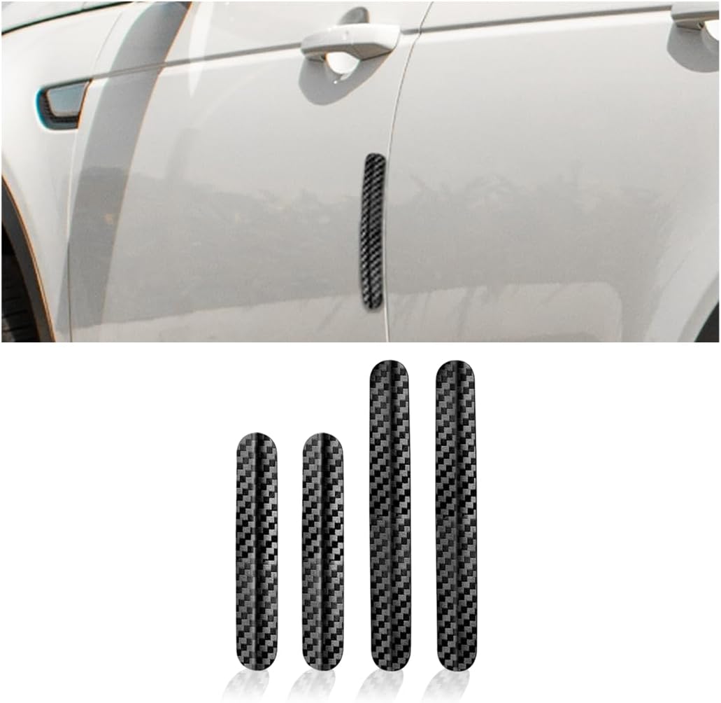 4X White Car Door Edge Gap Anti-collision Protector Guard Scratch