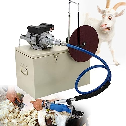 Tosatrice elettrica per pecore e capre, tagliatrice da 550 W per rasare pellicce e lana da bestiame e animali domestici