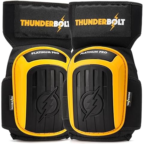 Thunderbolt Heavy Duty Gel Knee Pads Cover