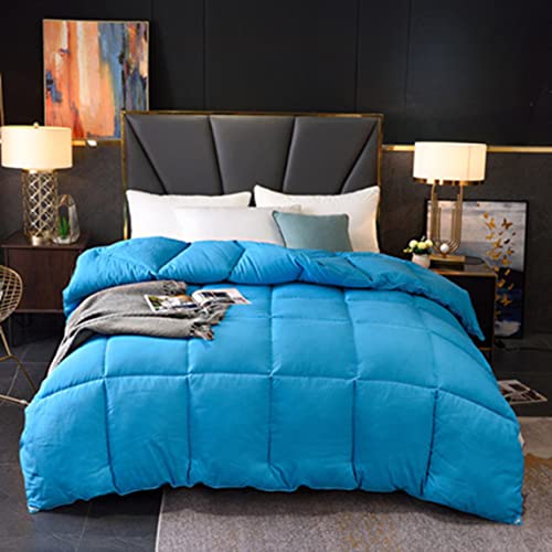 5JJJLOOOPP Edredón individual, para todas las estaciones, color, edredón de invierno, peso de 6 kg, edredón lavable, edredón de piel, cálido, protección contra el frío (color 12, 150 x 200 x 4 kg)