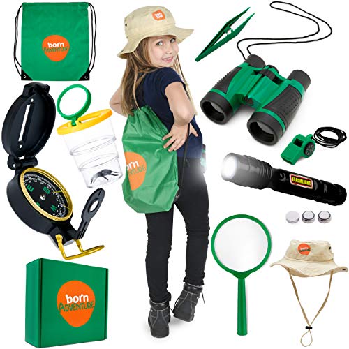 Born Toys Kids Adventure Kit y Outdoor Explorer Set, con Backyard Safari...