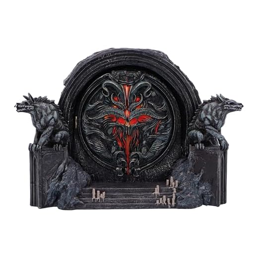 Nemesis Now Diablo IV Hells Gate Box 15,5 cm, Harz, Schwarz, Offiziell lizenzierte Diablo Merchandise, Diablo Gaming Zubehörbox, kleines Staufach, aus feinstem Harz gegossen, handbemalt