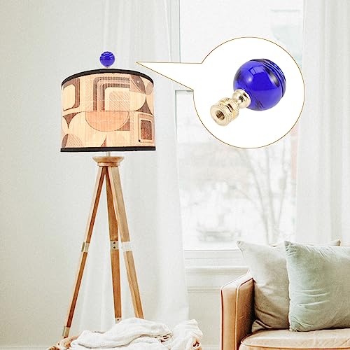 Image of OSALADI Shade Knob Decoration for Lamp Shade Knob for Lamp Light Decor Light Screw Caps Accessory Finials for s Finials Glass