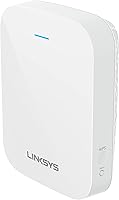 Vista 1 de Linksys WiFi Extender, WiFi 6 Range Booster, Dual-Band Booster, Internet Repeater, 2,000 Sq. ft Coverage, Speeds up to (AX1800) 1.8Gbps - RE7310