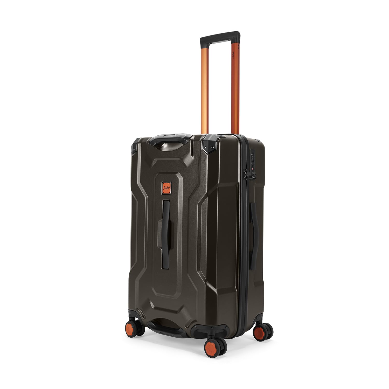skybags Nomad 8 Wheel Check-in (Medium) Hard Case Trolley Bag | Flushed TSA Lock | Durable ABS & Polycarbonate Luggage | 3 Year International Warranty | 68 CM Suitcase for Travel | Charcoal Black-picture-10