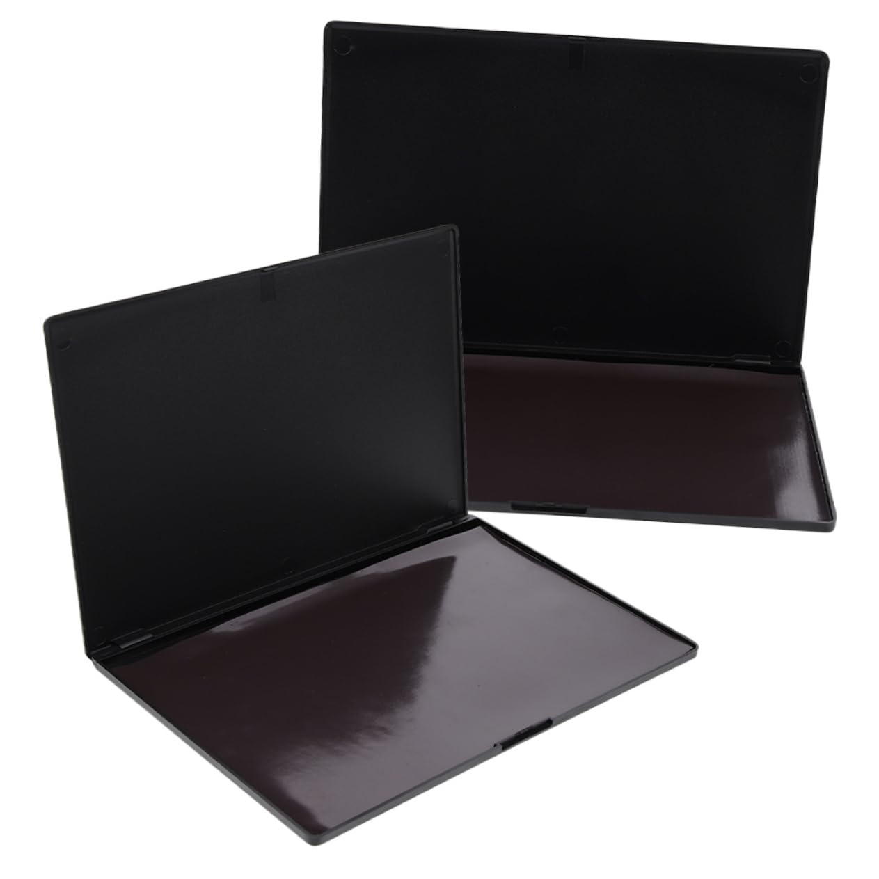 Palette Magnetica Vuota Resistente All'usura e Leggera in Abs 2 Pezzi per Ombretti per Make Up On-the-go e DIY Eyeshadow