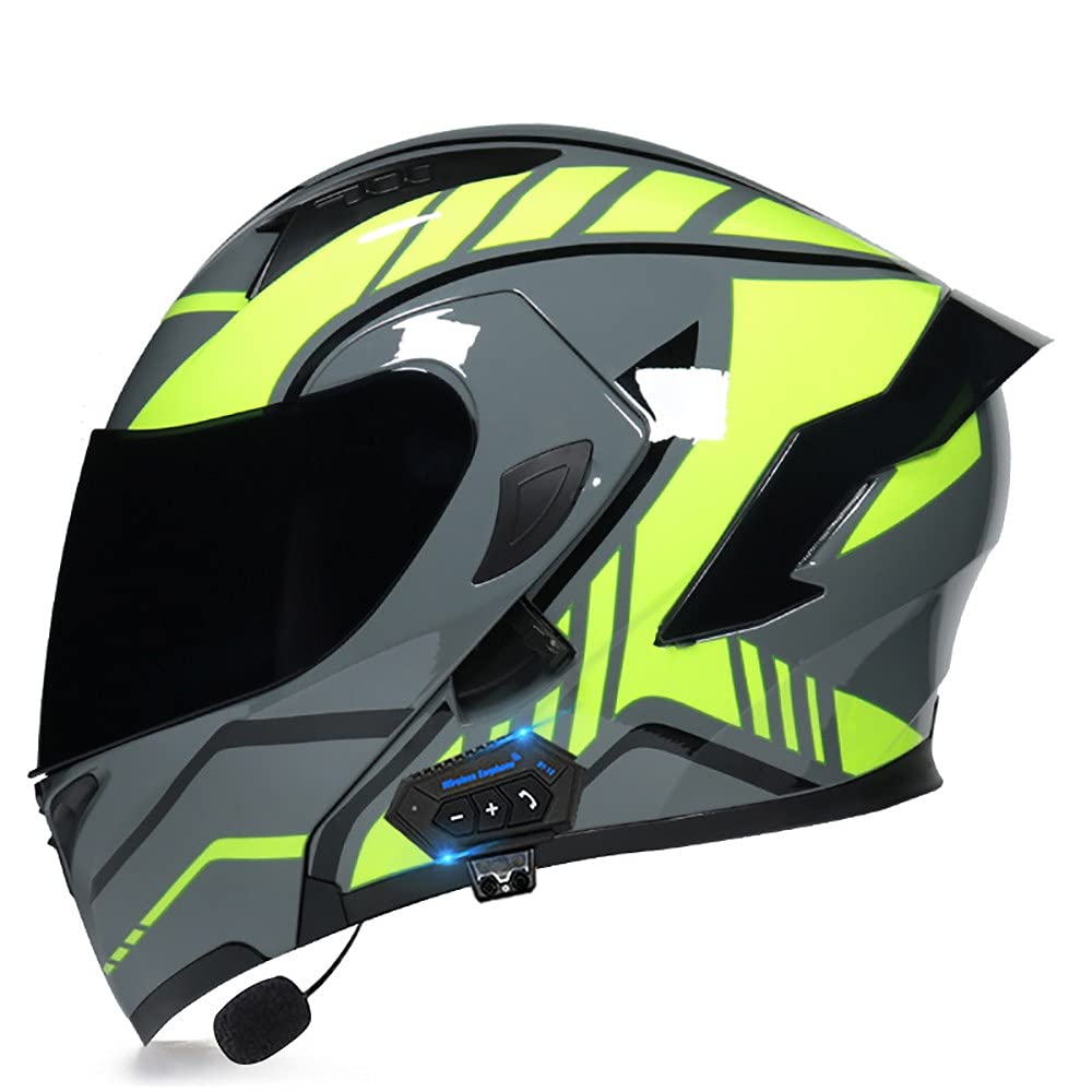 NAINAIWANG Casco Modulare Apribile Moto Casco Moto modulare apribile Bluetooth  Integrato Casco Moto Integrale Bluetooth modulare Chiamata in Vivavoce MP3  Radio FM Casco Moto DOT ECE : Amazon.it: Auto e Moto