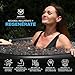 Zennest Upgraded 90 Gal Ice Bath Tub For Athletes - American Engineered Cold Plunge Tub Outdoor, 6-layer Insulated Inflatable Ice Tubs for Cold Plunge & Portable Bathtub For Adults - includes eBook