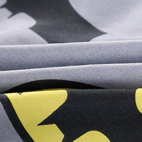 Vefadisa 3Pcs Grey King Size Animal Pattern Duvet Cover Sets With 1 Duvet Cover 2 Pillow Covers,Printed Cartoon Bat Duvet Cover Set Cartoon Bedding Set For Teens (No Comforter) #TOP7