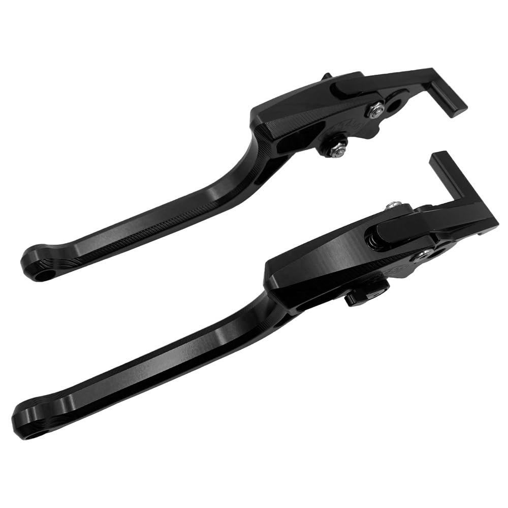 Zhannuobhd Black Brake Clutch Lever For Kawasaki For Ninja400 For Z400 Motorcycles Modified Brakes Horns Handlebars Clutches Handlebars Levers Horns(Black)