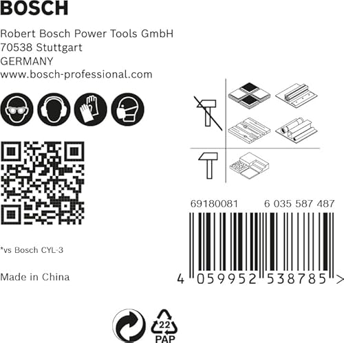 Bosch Professional 5X Set Di Punte Expert HEX-9 Multiconstruction Per Calcestruzzo, Ø 4-8 Mm, Accessorio Trapano A Percussione - 3