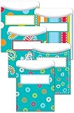 Creative Teaching Press Dots on Turquoise Library Pockets (6920)
