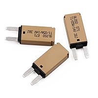 Vista 14 de Disyuntor de fusibles de 12 V 5 A, reinicio automático, ATO/ATC, kit de fusibles reiniciables de bajo perfil 12 V CC 5 amperios para automóvil, RV