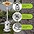 GORILLA GADGETS Outdoor Patio Stainless Steel Heater 48000 BTU for Commercial & Residential Use. Works with Standard 20 Pound Propane Tanks (PPH-STS)