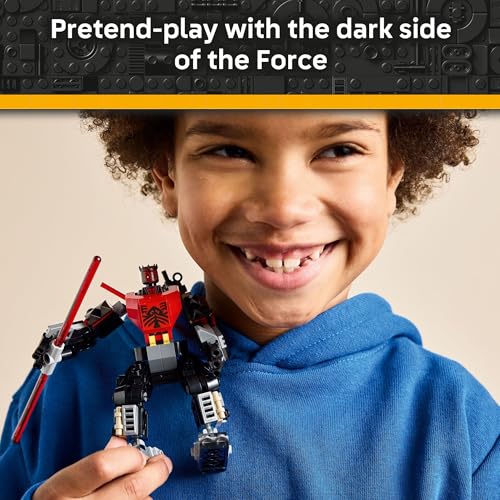 LEGO Star Wars Darth Maul Mech Kids Toy - Building Toy with Pretend Play Lightsaber - Birthday Gift Idea for Boys and Girls, Ages 6+ - Collectible Decor for Fans of The Clone Wars - 75411 - image 4