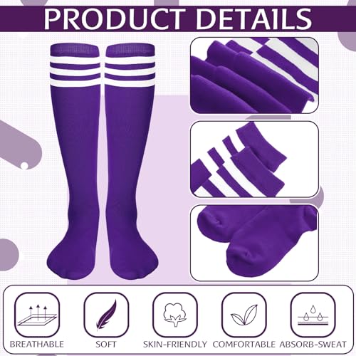 Image of Panitay 2 /12 /16 /24 Pairs Softball Soccer Socks Glitter Eye Black Stickers Team Spirit Accessories for Youth Women Sport Wear