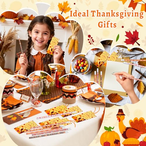 Set de 120 lápices de grafito para otoño y Día de Acción de Gracias miniatura 4