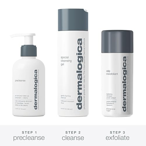 Miniatura 2 de Dermalogica Best Cleanse + Glow Kit  El juego de limpieza facial contiene  PreCleanse (5.1 oz), gel limpiador especial (8.4 onzas líquidas),
