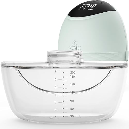 Zomee Botella de colección a prueba de fugas, 7 onzas, para extractor de leche portátil Zomee Fit para madres lactantes y lactantes, contenedor de
