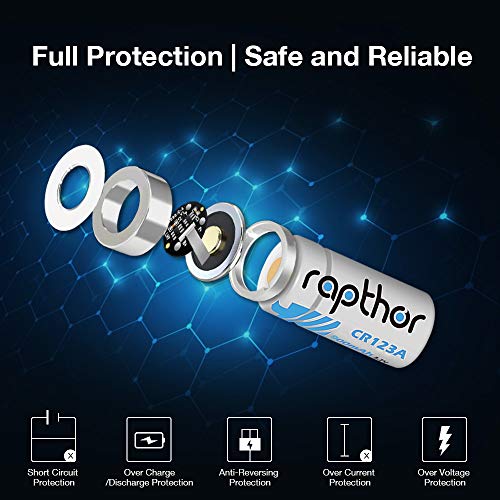 8-Pack CR123A Lithium Batteries for Arlo Wireless Security Camera and Flashlight [Can be Recharged] - Thumbnail 2
