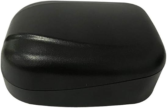 Universal Small Hearing Aid Case with Silicone Lining BTE Storage Case (Black)