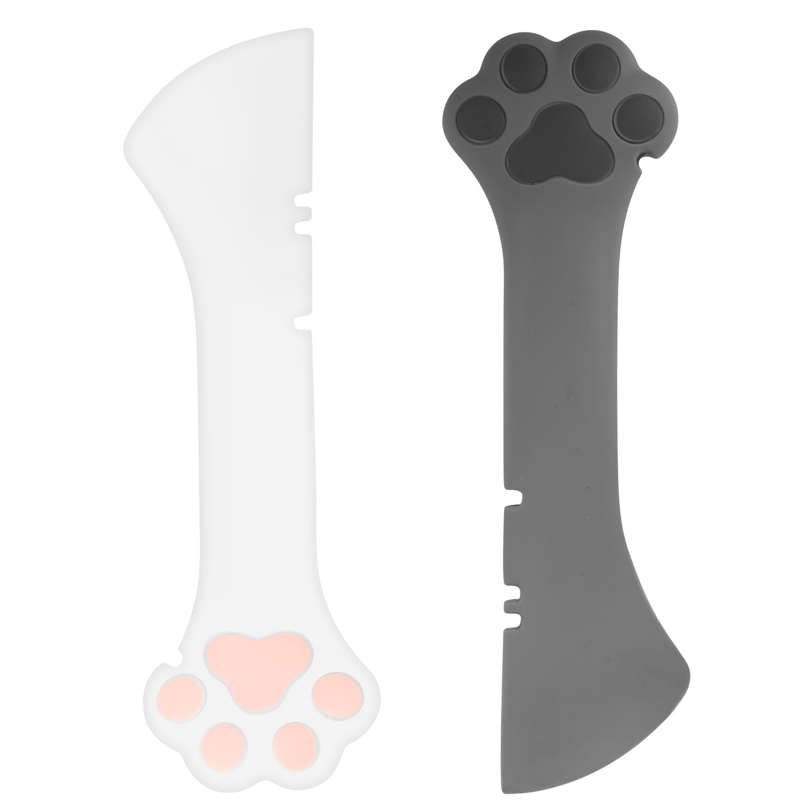 Yummy Sam 2 Pcs Cat Food Spoon and Scoop For Pet Canned Wet Food, Mini Cat Dog Feed Spatula Pet Can Opener for Dogs Cats Feeding Can Easy Clean Jars