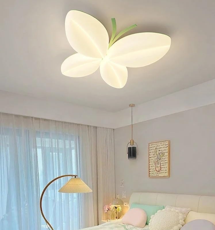 Plafonnier vert moderne pour illuminer une chambre à coucher ou un dressing branché