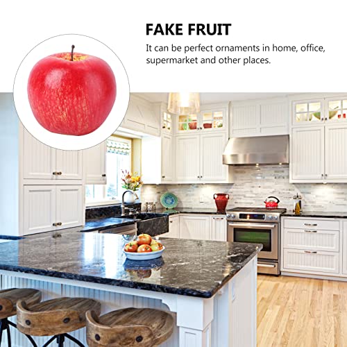 Aboofan JZH1650PU5028OZPW48CW Foam Fruit Statue Dining Room Table Decor Fake Fruit Model Simulation Fruit Set Artificial Apples Display Prop Home Wedding Showcase Decorations Red Table Top Decor thumb #8