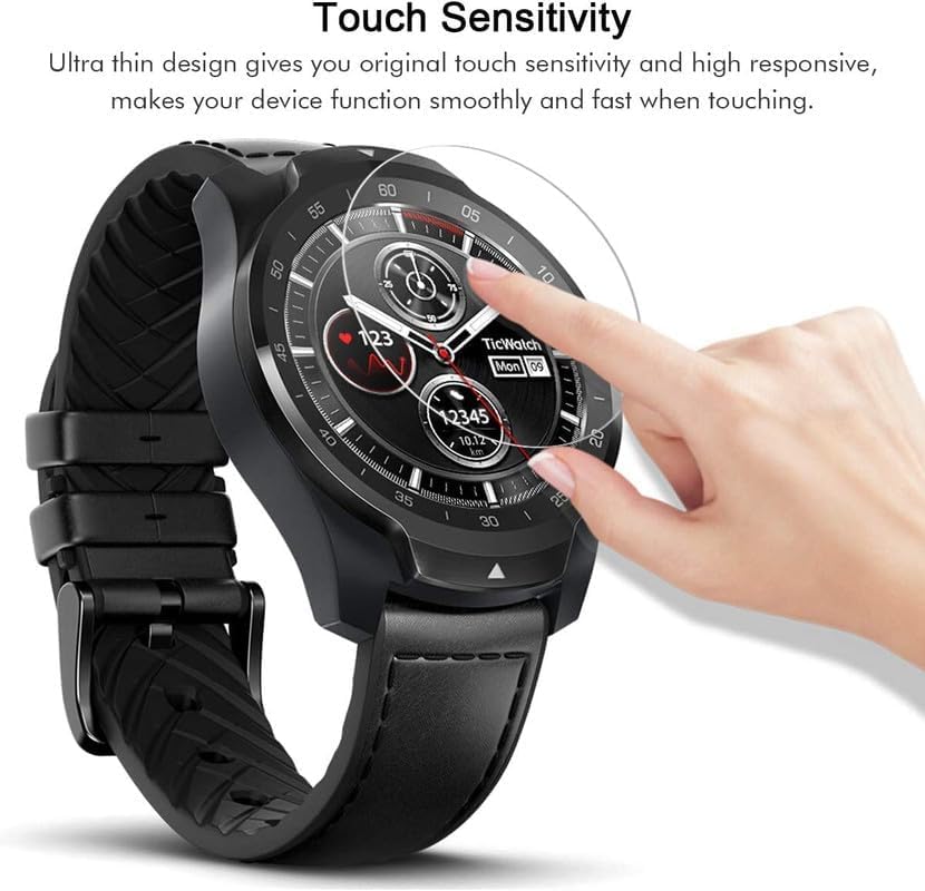 Image of 2-Pack Screen Guard for NoiseFit Crew 1.38 inch inch Smartwatch Protector | Flexible, Unbreakable, Bubble-Free Installation | Not Tempered Glass | Edge-to-Edge Coverage