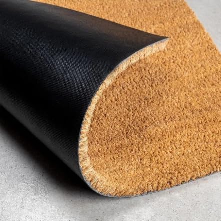 Giftstory Kokosmatte Fußmatte Kokos Hereingedackelt für Innen und Außen 60x40 Fussmatte Haustür - Willkommen Doormat Mat Lustig Türmatte - Geschenk Gift Gadget