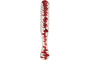 Eve's Sweetheart Swirl Glass Dildo
