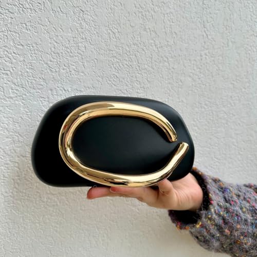 Acrylic Clutch Purse for Women Classic Round Acrylic Evening Handbag Vintage Metal Handlebars Bag for Wedding Party Prom3