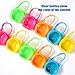 10pcs Small Empty Travel Bottles for Hand Sanitizer Leak Proof Mini Squeeze Container with Keychain for Kids 1oz/30ml
