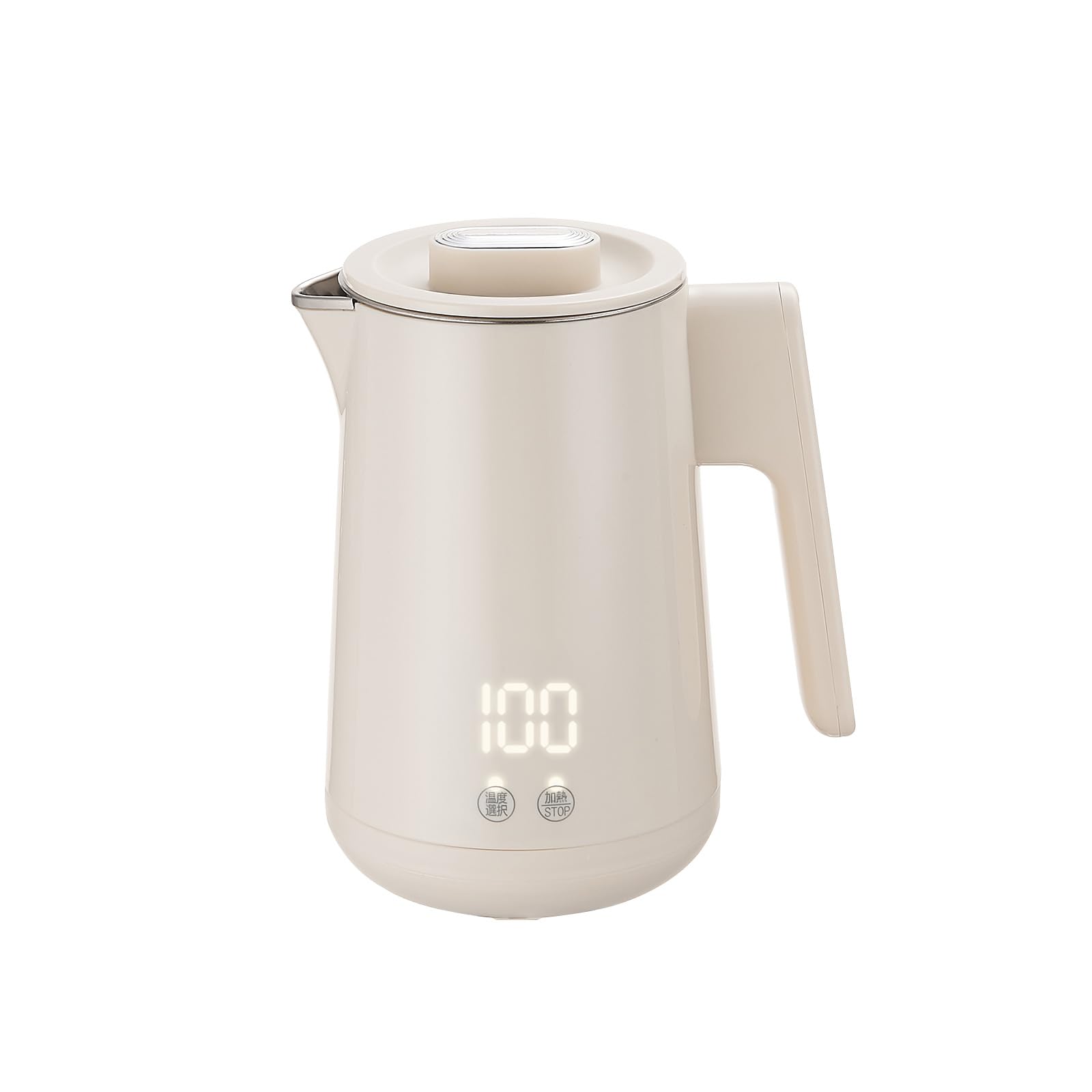 Amazon | 【保温、温度調整可能。】 電気ポット 電気ケトル 0.8L 空