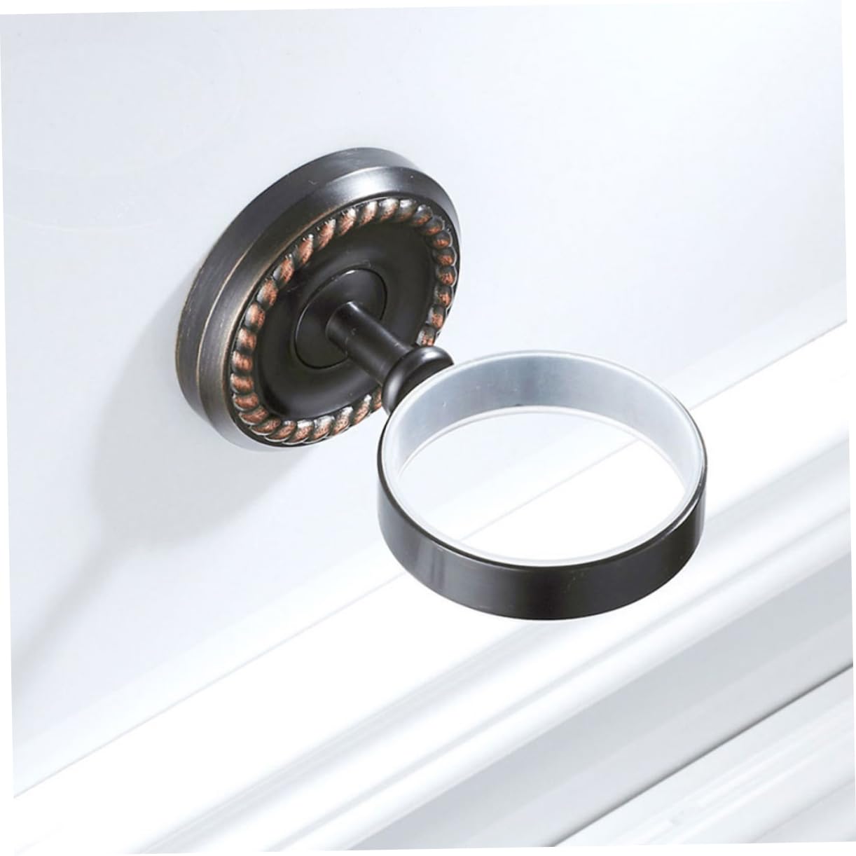 Cabilock Estantes De Almacenamiento Negros Cepillo de eléctrico estantes de Pared para Almacenamiento Portavasos de cerámica Colgador de Tazas montado en la Pared de Almacenamiento
