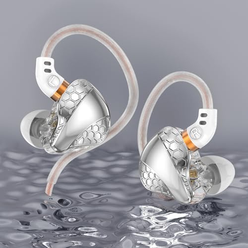 Image of 2 Pack in Ear Monitor Headphones, H89 IEM Earphones Wired Earbuds with Microphone for Gaming Music, Powerful Bass Crystal Clear Sound Ear Buds, Earbuds for Computer,School,PC,Students 3.5 Plug