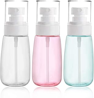 Mist Spray Bottle, Yebeauty 3 Pack 30ml/1oz Ultra Fine Mist Spray Bottles, Refillable Makeup Travel Mist Bottle for Cosmetic Skincare Lotion Perfumes