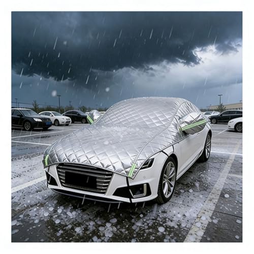 Funda Coche Exterior para Audi Q3 Sportback,Tela Oxford Gruesa, Resistente a la Nieve, a Las Heladas y al Polvo, Funda Protectora para Aparcamiento Exterior