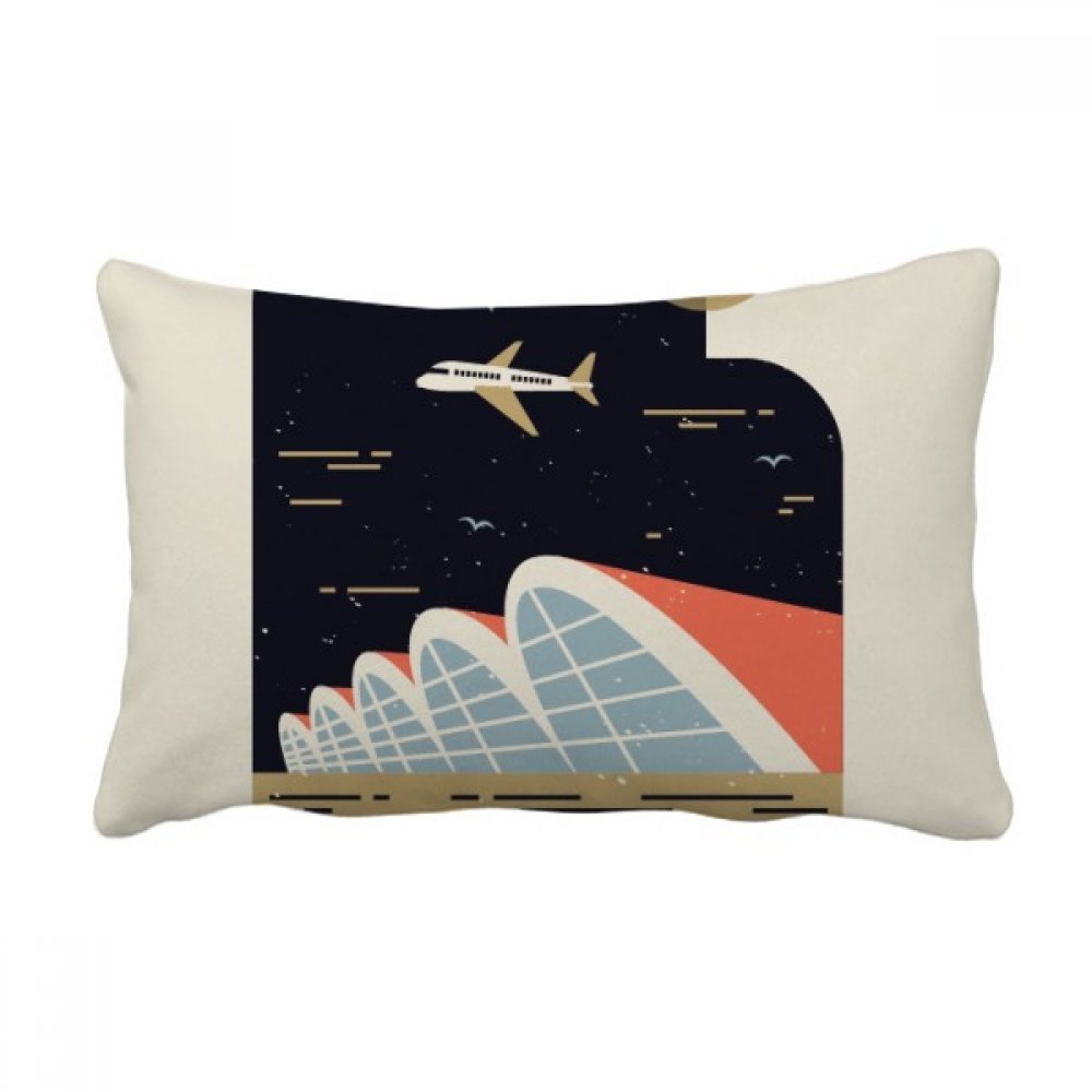 Coussin Hong Kong Aéroport Oreiller Lombaire contre le mal de dos sur canapé