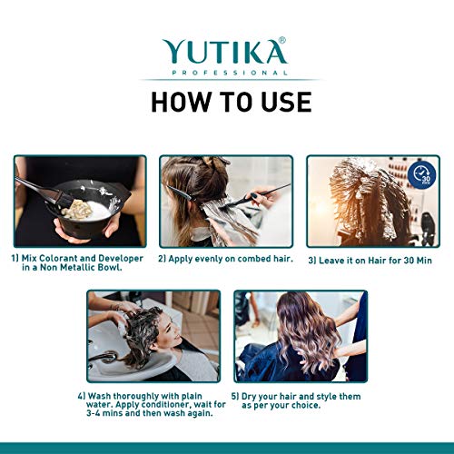 Image of Yutika Professional Hair Developer 20 Volume (6%) Hair Color, 250Ml - White