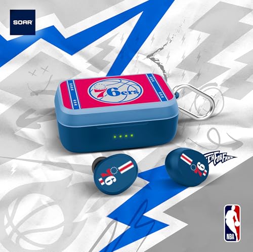 Image of SOAR NBA Wireless Sport Earbuds: Comfortable Fit & Convenient Charging