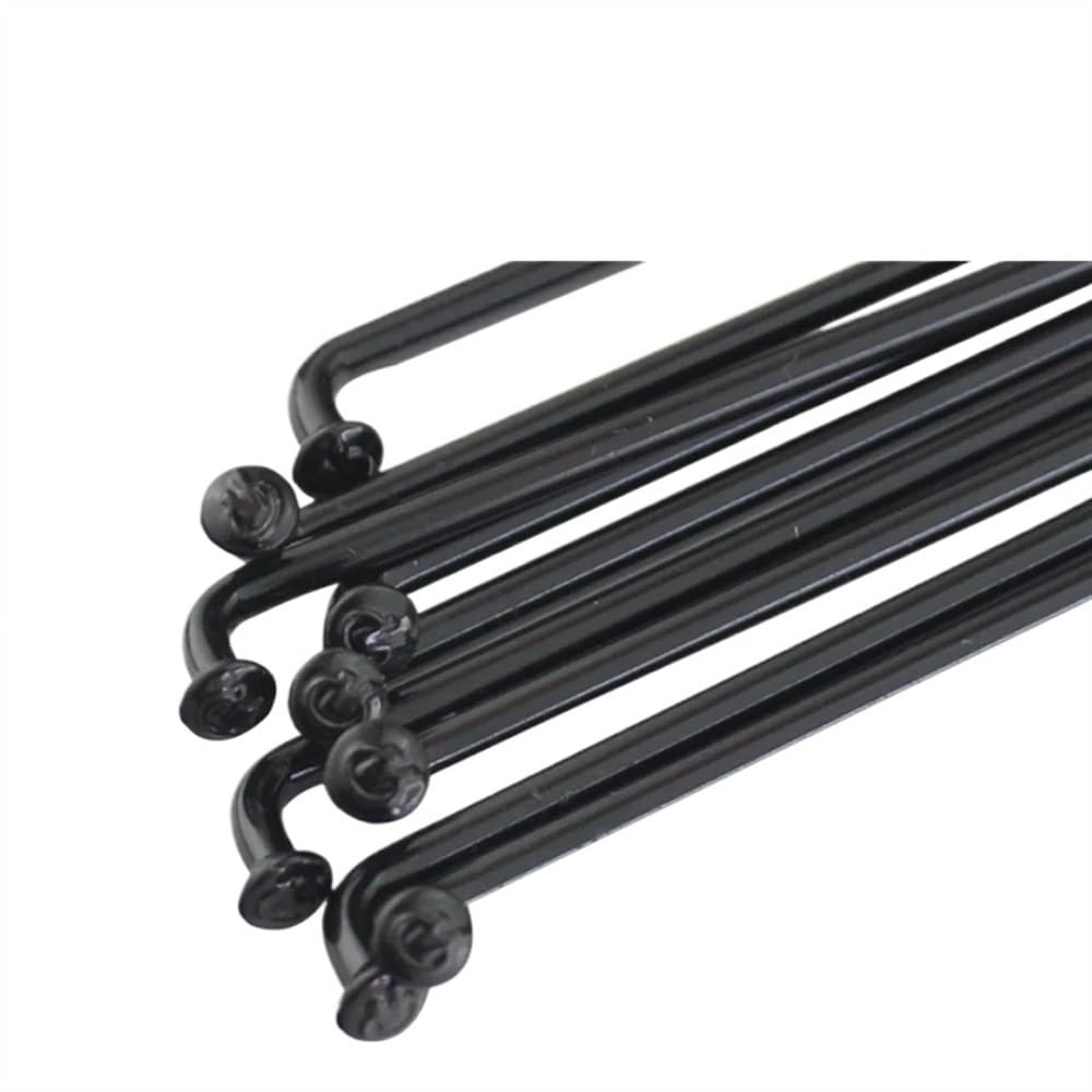 36 radios de alta resistencia para bicicleta de montaña/carretera 14G, color negro, para radios de acero de 170 mm a 300 mm