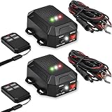 Vekibee Ultrasonic Rodent Repellent for Car Engines 12V Under Hood Animal Repeller Mouse Blocker Rat Deterrent Rodent Defense Vehicle Protection Keep Mice Out Of Cars with Ultrasound and Strobe Lights