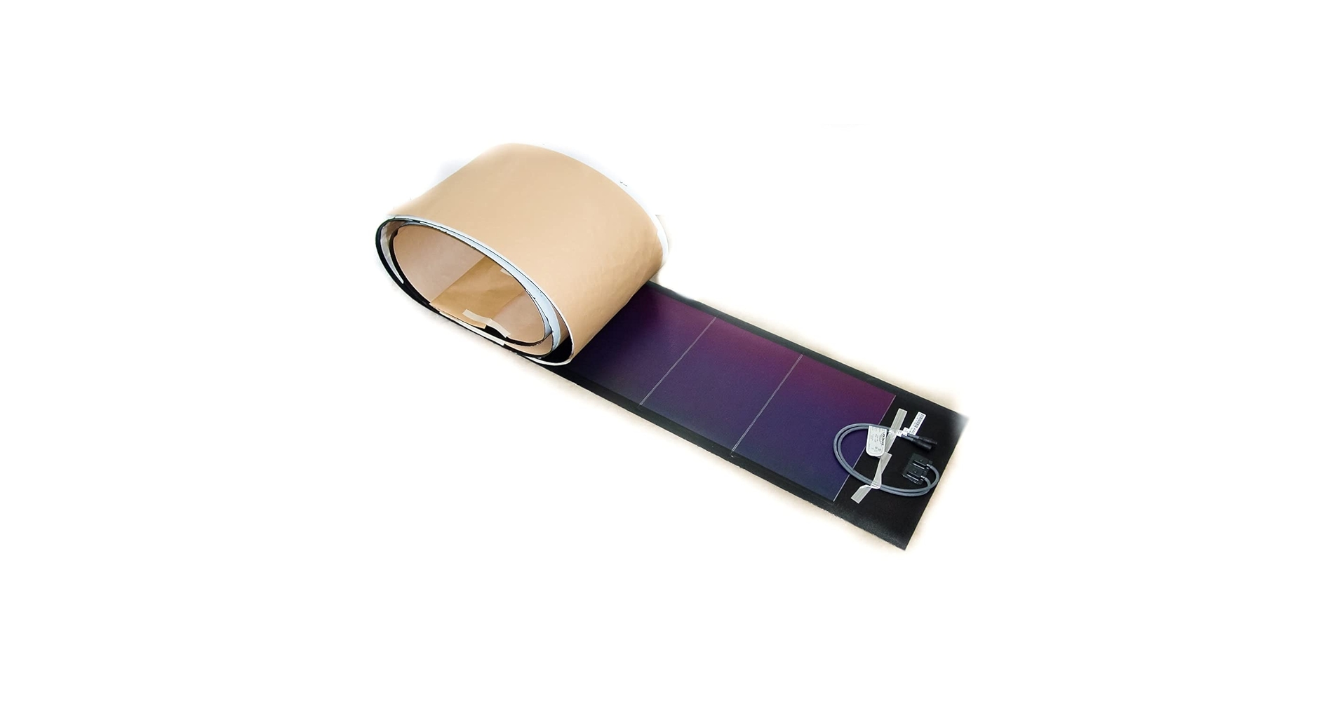 Unisolar 128 Watt Flexible Solar Panel PV Laminate - 24 volt with quick connect cables. 216 inch x 15.5 inches - Peel & Stick