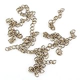 TYCIONG Crafty Jewelry - Juego de Piezas de Metal de Hierro Duradero para Hacer Collares, Pulseras y Pendientes (cian)