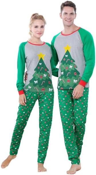 Benaive Matching Family Christmas Pajamas Set Boys Girls Holiday Pjs for Women Men Sleepwear - Image 2
