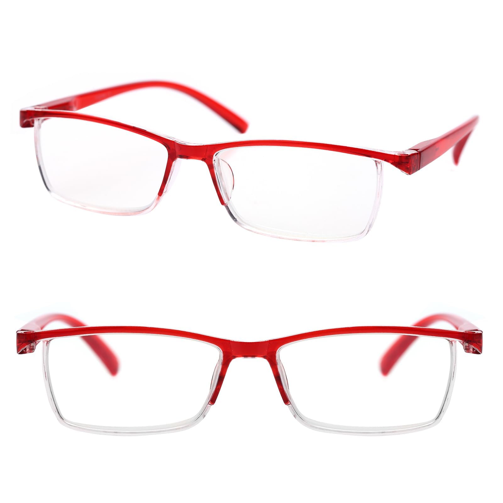 LUFF 4Pairs Occhiali da lettura anti-raggi blu Lettori ultraleggeri portatili